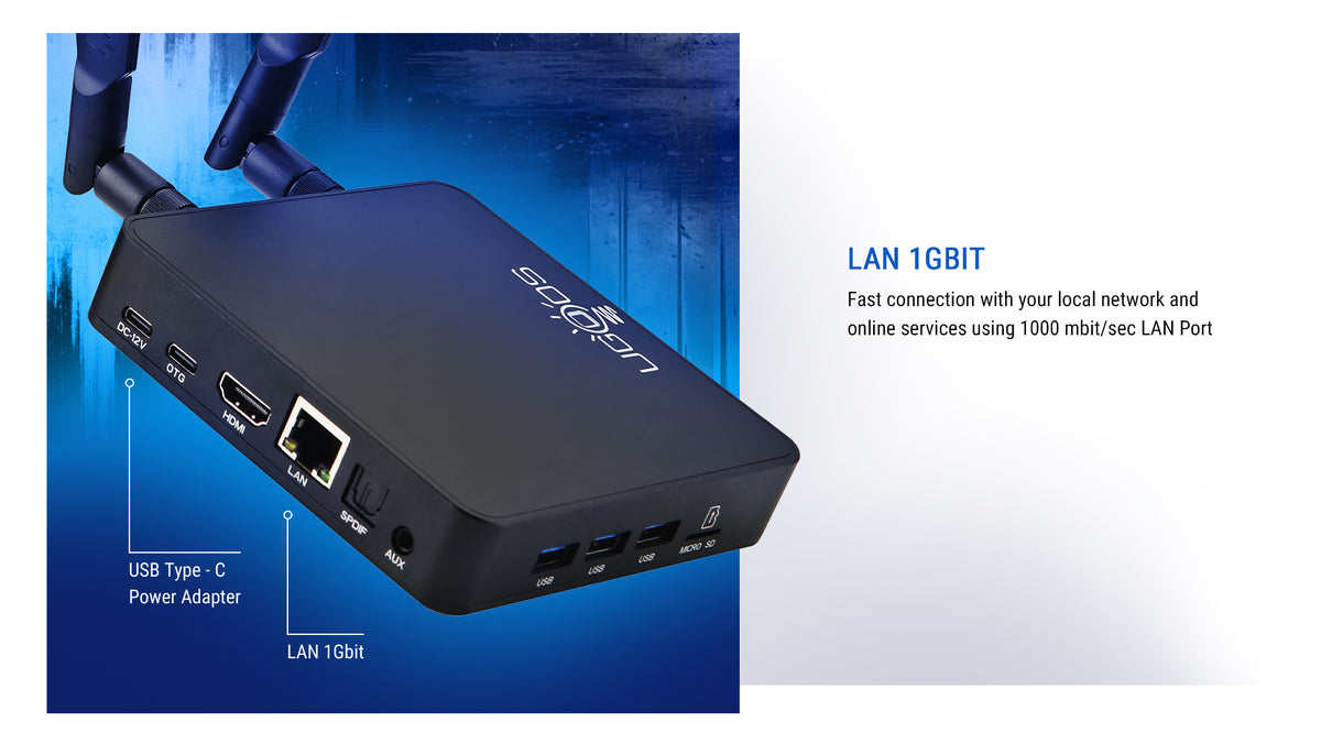 Ugoos AM9 Android 14 Amlogic S905X5 Smart TV BOX - Ships August 22 - Mini PC TV Box Store