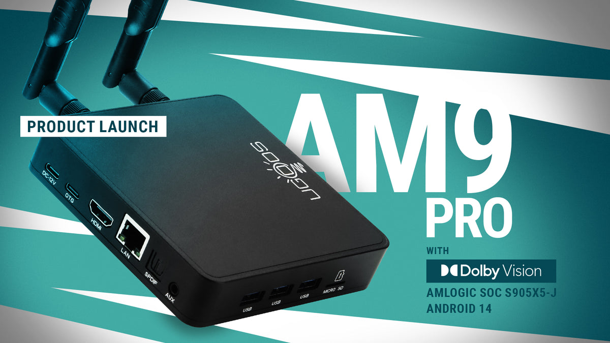 Ugoos AM9 PRO Dolby Vision DDR5 Android 14 Amlogic S905X5-J Smart TV BOX - Ships NOW!