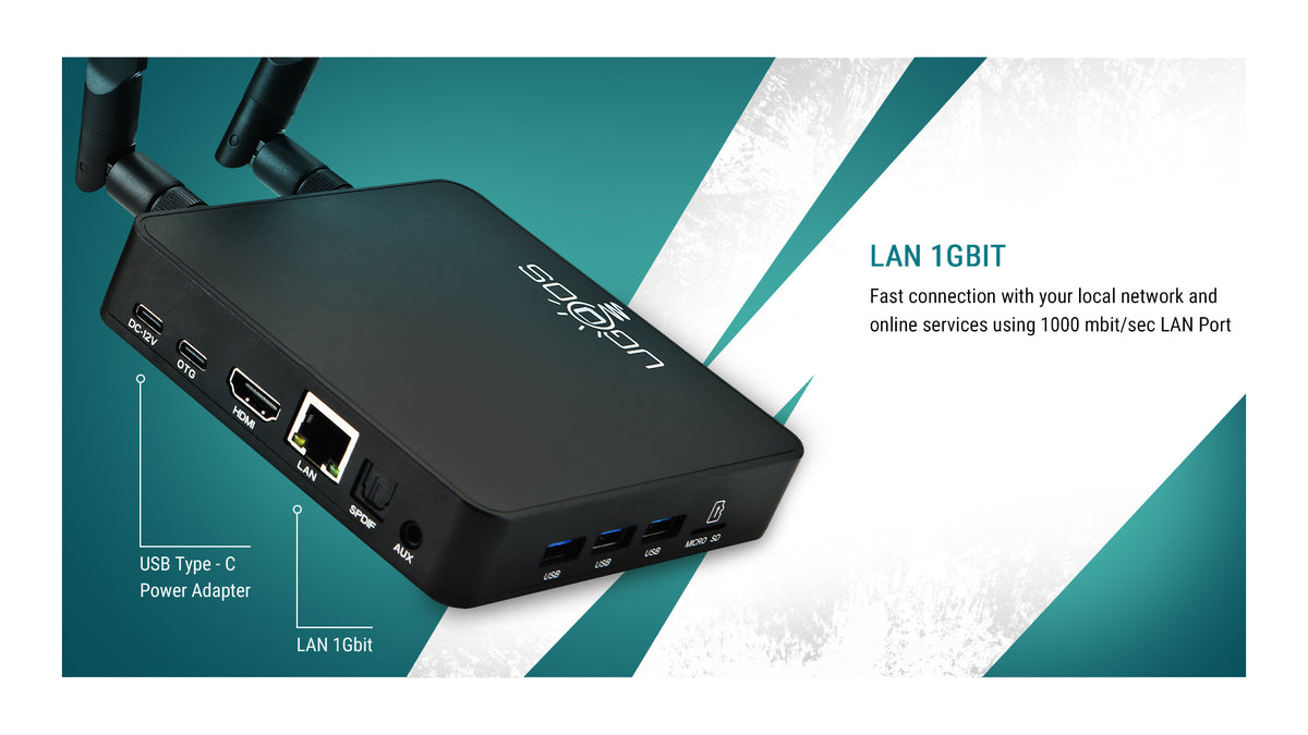 Ugoos AM9 PRO Dolby Vision DDR5 Android 14 Amlogic S905X5-J Smart TV BOX - Ships NOW!