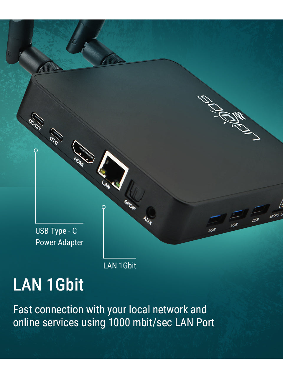 Ugoos AM9 PRO Dolby Vision DDR5 Android 14 Amlogic S905X5-J Smart TV BOX - Ships NOW!