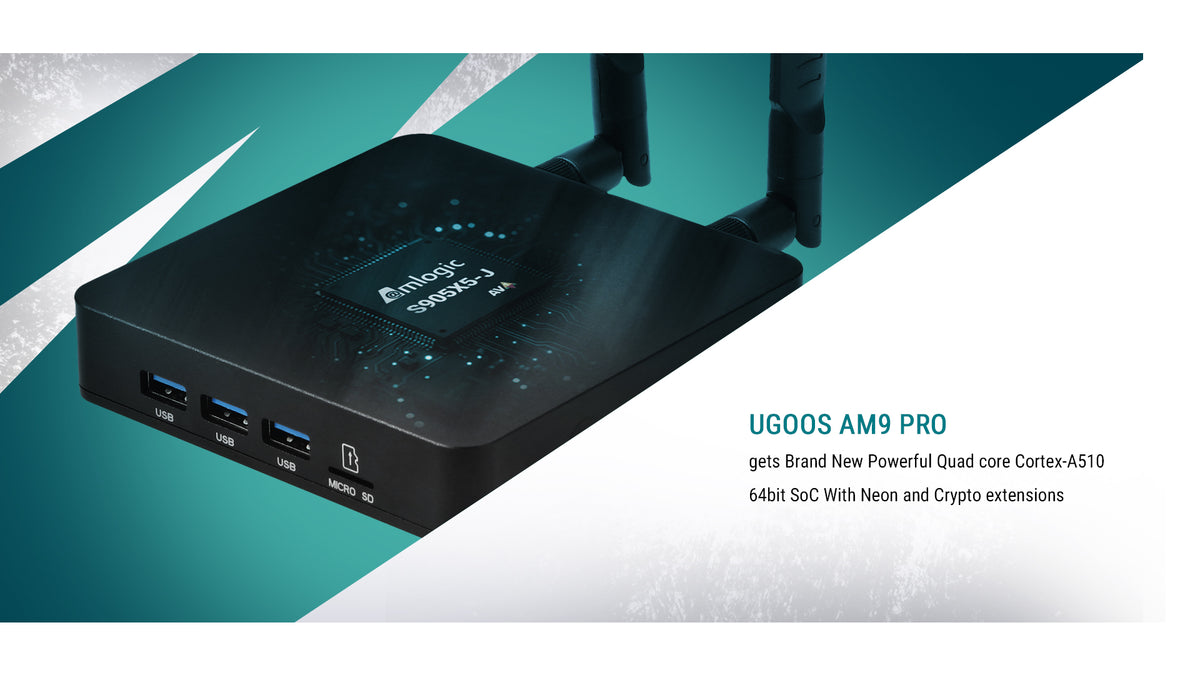 Ugoos AM9 PRO Dolby Vision DDR5 Android 14 Amlogic S905X5-J Smart TV BOX - Ships NOW!