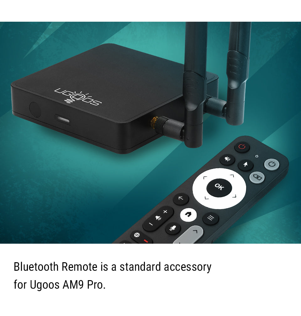 Ugoos AM9 PRO Dolby Vision DDR5 Android 14 Amlogic S905X5-J Smart TV BOX - Ships NOW!