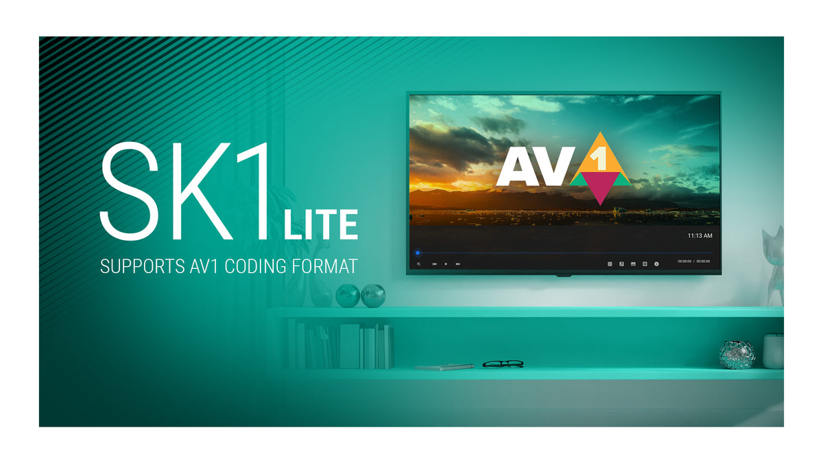 Ugoos SK1 LITE Dolby Atmos Vision TV BOX 8K Amlogic S928X-K Android 11.0 LPDDR4 4GB RAM 64GB ROM WiFi6 1000M BT5.2 USB3.0 Support AV1 H.265 8K 60fps VP9 HDR Box - Mini PC TV Box Store