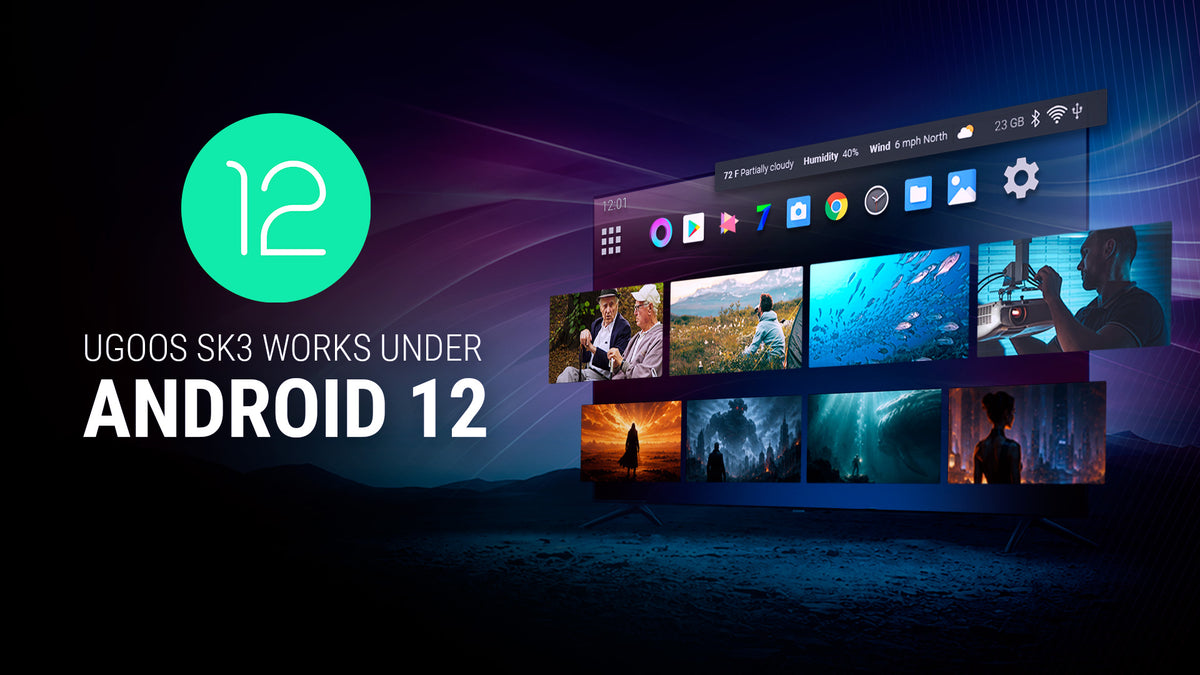 UGOOS SK3 8K RK3588S2-DV Android 12 TV Box 8GB DDR4 + 128GB eMMC, Dolby Atmos Vision